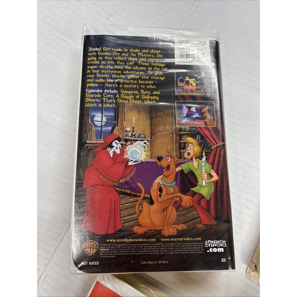 Scooby-Doo VHS Lot of 5 Warner Brothers & Cartoon Network Classic Vintage - Picture 3 of 16